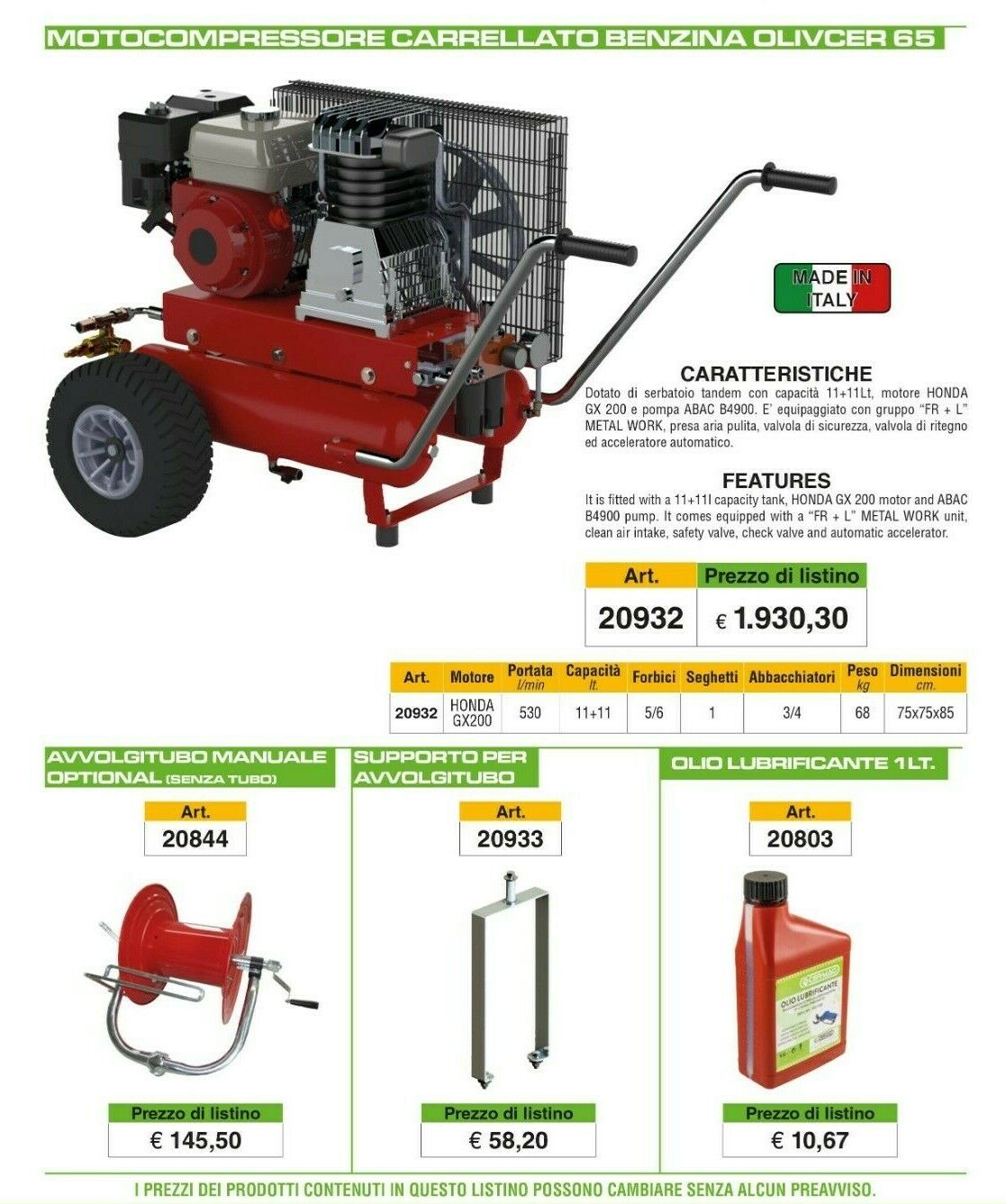 OFFERTA ATTREZZATURE RACCOLTA OLIVE ABBACCHIATORI/ASTE/MOTOCOMPRESSORI