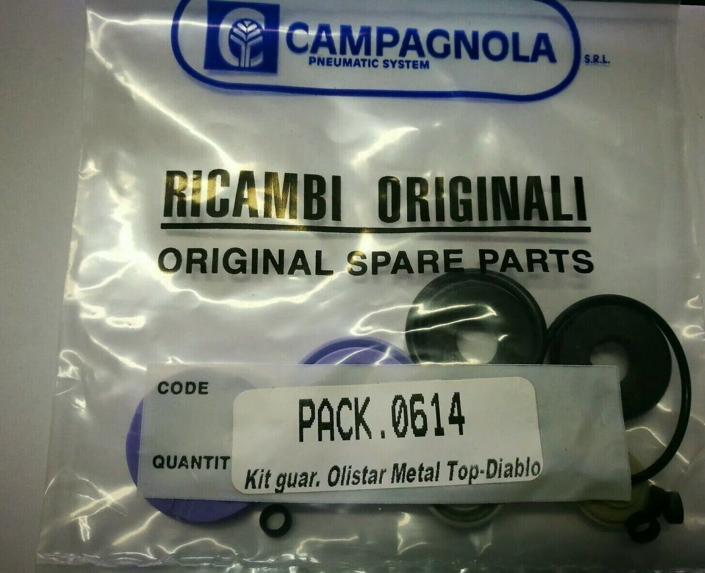 Kit guarnizioni Campagnola OLISTAR METALTOP DIABLO PACK.0614/0619