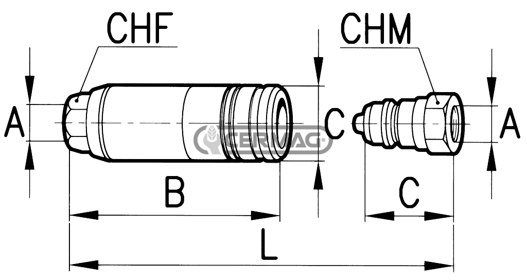 INNESTO RAPIDO MASCHIO A VALVOLA - FASTER - SERIE NV/ANV/PV/3CPV/3CFPV/4SRPV inn