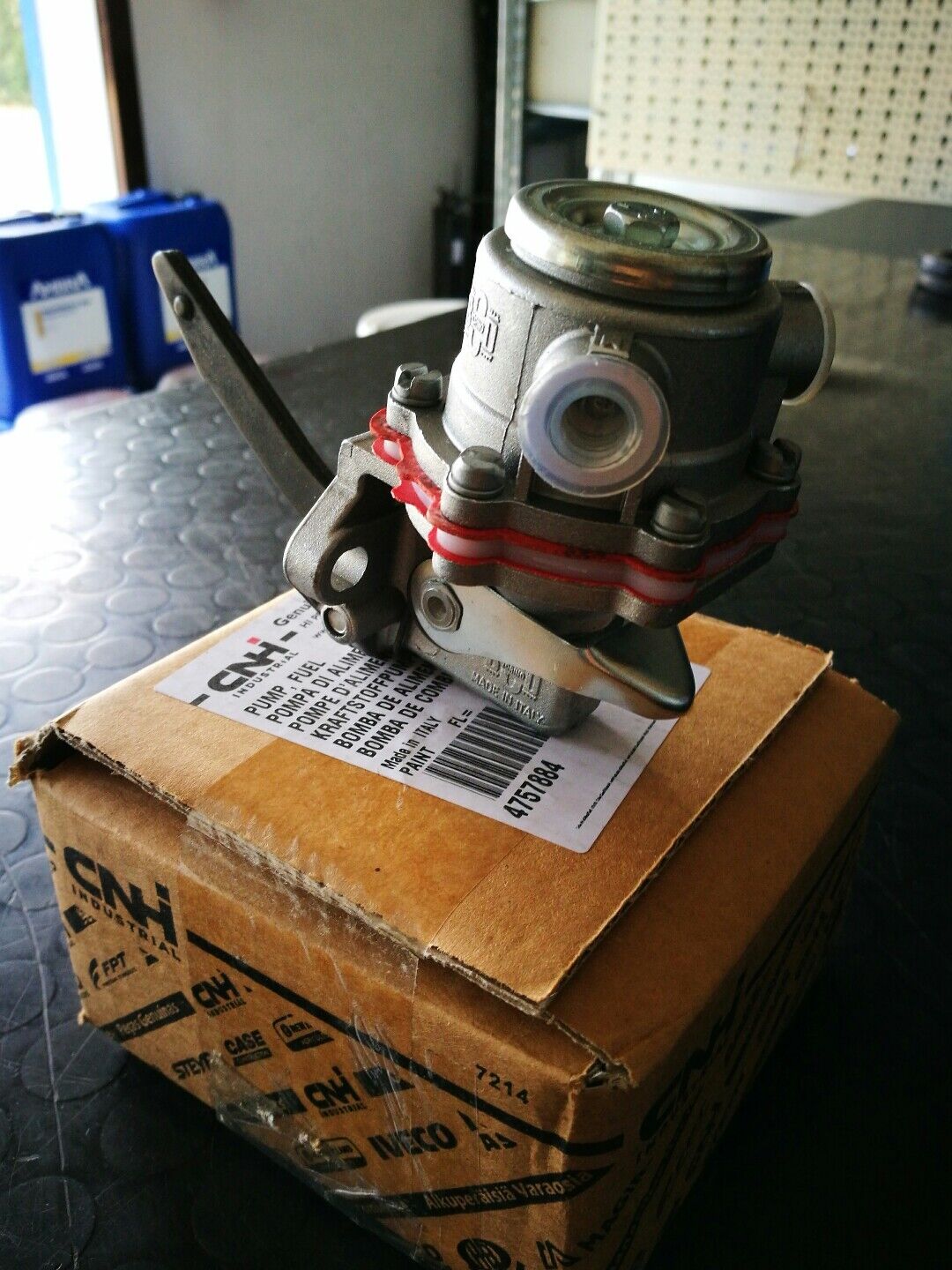 4757884 POMPA DI ALIMENTAZIONE ORIGINALE FIAT NEW HOLLAND CNH GAMBO LUNGO