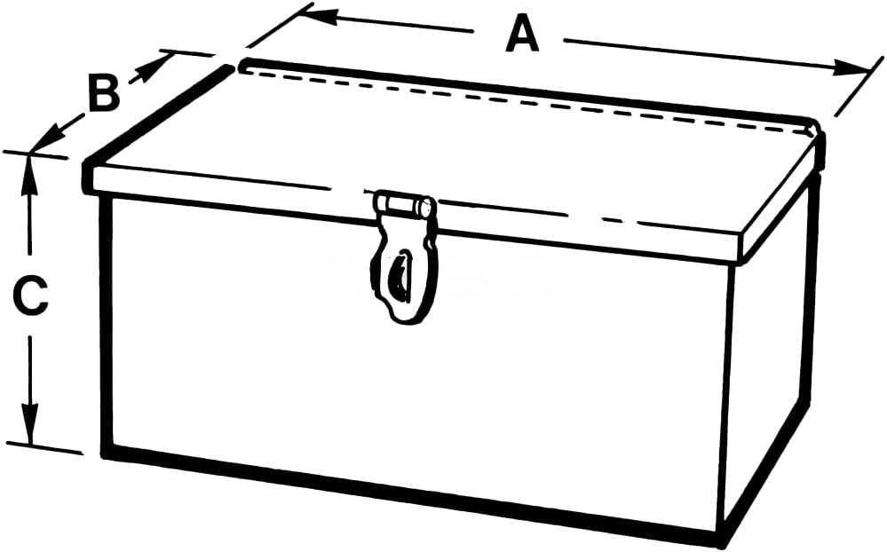 Cermag 60707 CASSETTA PORTA-ATTREZZI IN LAMIERA PIEGATA E SALDATA