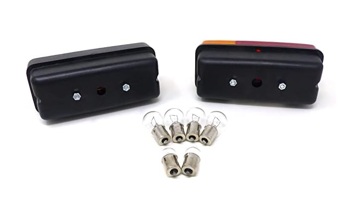 RMS LED Coppia Fanale/Faro Posteriore Carrello Appendice/Rimorchio + LAMPADINE