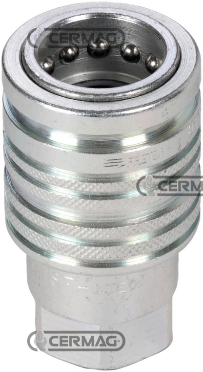 INNESTI RAPIDI FEMMINA A VALVOLA TIPO PUSH-PULL - FASTER - Serie PV inn.rapido v