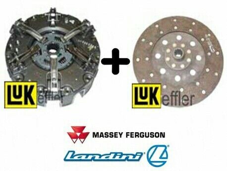 KIT FRIZIONE LANDINI MASSEY FERGUSON MECCANISMO DOPPIO D280+DISCO DI FORZA LUK