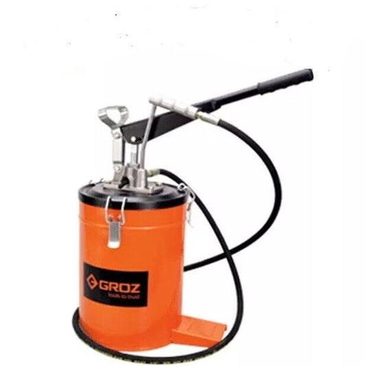 GROZ INGRASSATORE A LEVA CON FUSTO - CAPACITA' 10 KG art. VGP/10A