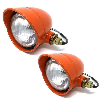 COPPIA FANALI FARO ANTERIORE TRATTORE FIAT SERIE ORO DX+SX 455-540- 605-640