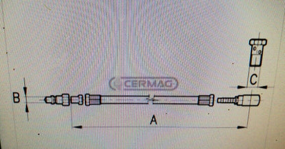 KIT TUBI DI COLLEGAMENTO  PER TERZI PUNTI IDRAULICO E BRACCI LATERALI