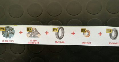 KIT FRIZIONE 11" CON DISCO PTO E CUSCINETTI PER SAME LAMBORGHINI