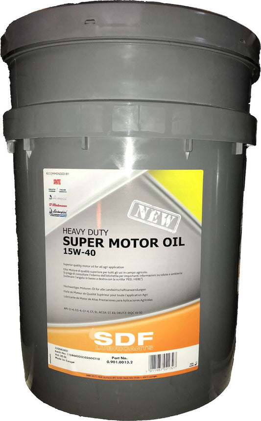 OLIO MOTORE 15W40 SDF SUPER MOTOR OIL LT.20