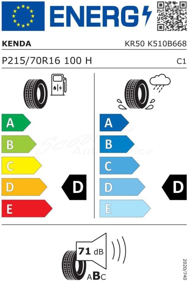 GOMME PNEUMATICI KLEVER HT KR50 M+S 215/70 R16 100H KENDA