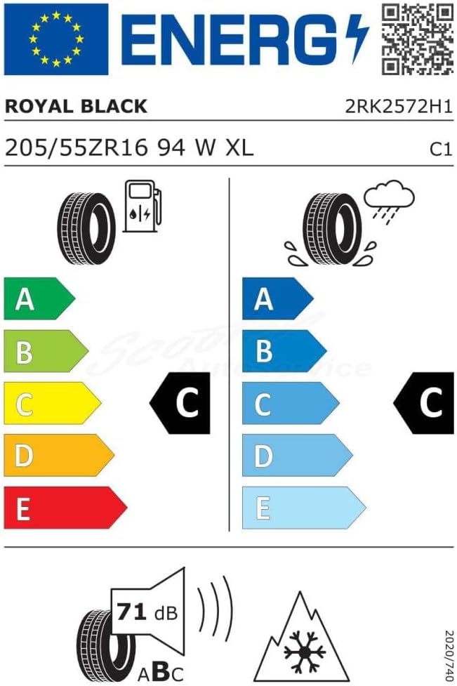 Pneumatici per tutte le stagioni 205/55 ZR 16 XL TL 94W Royal A/S II BSW M+S 3PMSF per tutte le stagioni