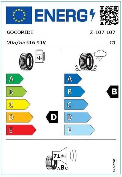 Goodride ZuperEco Z-107 205/55 R16 91V - Pneumatico Estivo