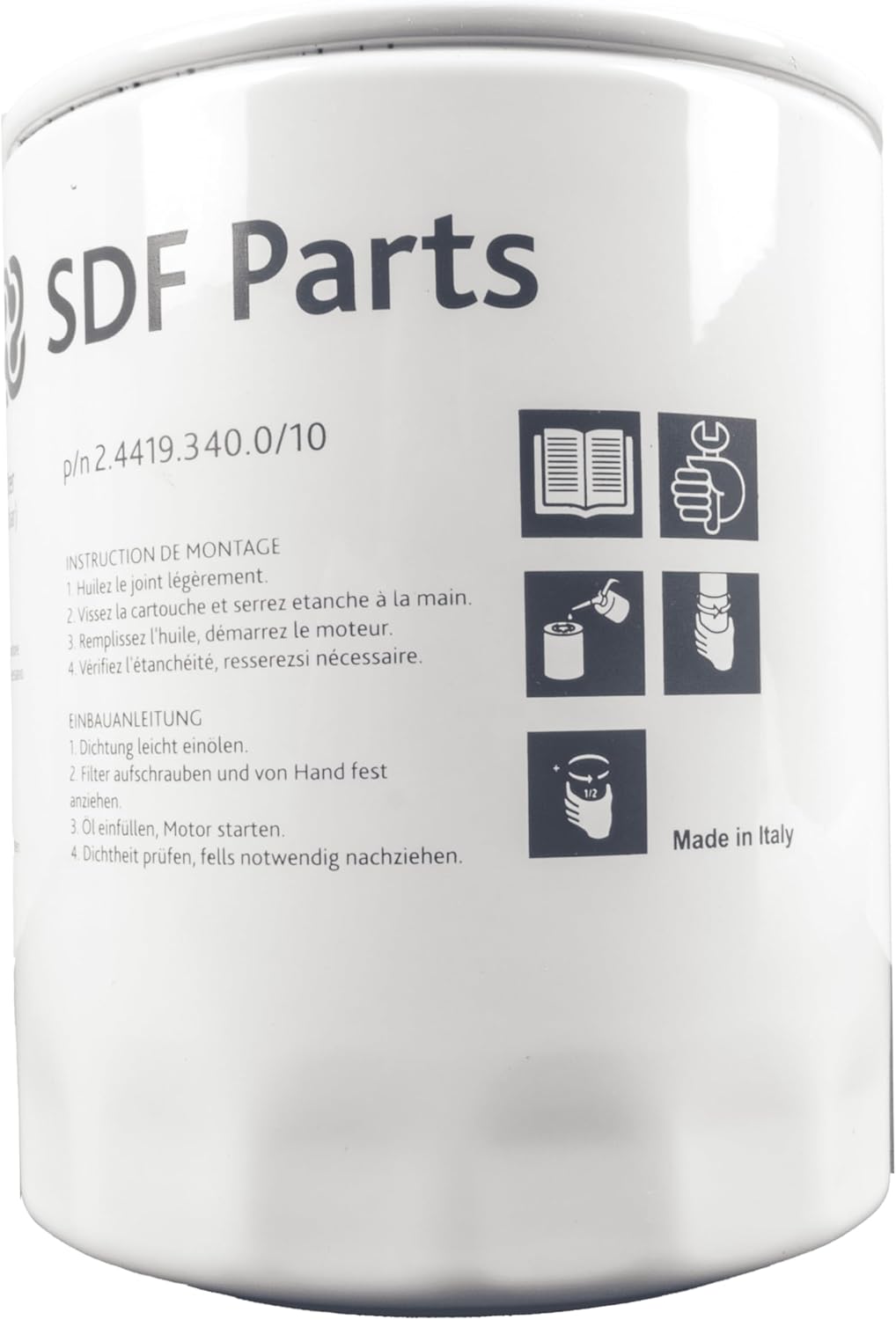 Filtro Olio Motore originale Same Deutz Fahr V2.4419.340.0/1 per trattori