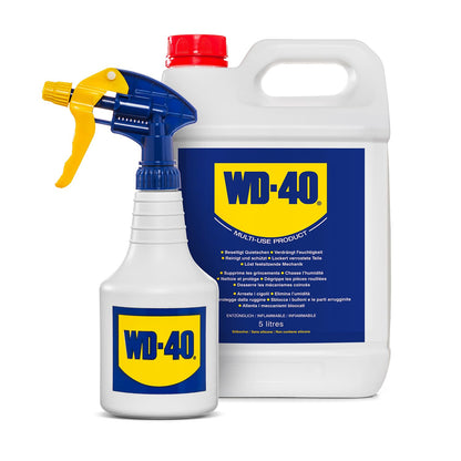 WD-40 - Prodotto Multifunzione - Lubrificante Spray Doppia Posizione - Elimina i cigolii, sblocca, idrorepellente, previene la ruggine - Per tutti i metalli, plastica, gomma - Senza silicone - 6x500ml