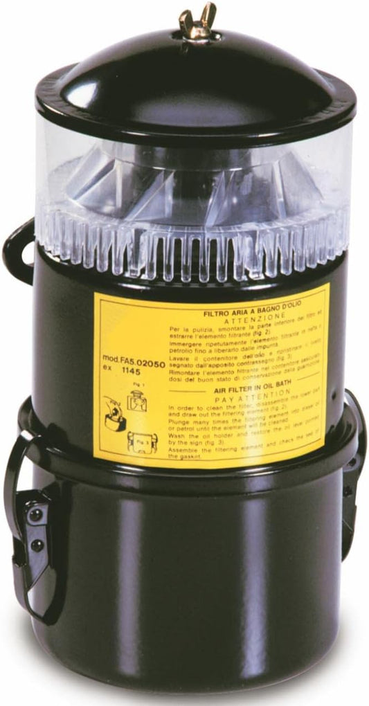 Ama Filtro ad Aria a Bagno d’Olio con Prefiltro a Ciclone – Ricambio per Motori Lombardini 3700.102, Ideale per Trattori e Macchine Agricole, Made in Italy