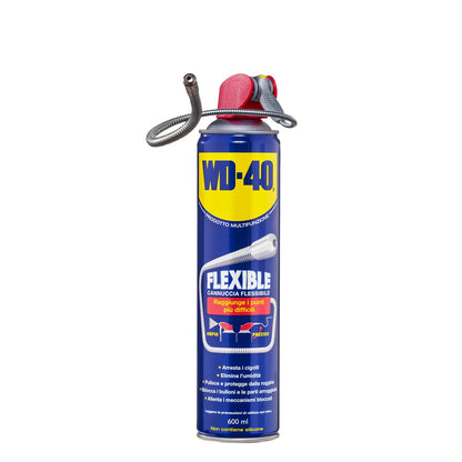 WD-40 - Prodotto Multifunzione - Lubrificante Spray Doppia Posizione - Elimina i cigolii, sblocca, idrorepellente, previene la ruggine - Per tutti i metalli, plastica, gomma - Senza silicone - 6x500ml
