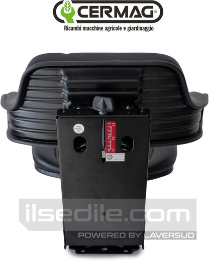 Sedile Cermag per Trattore Universale con Molleggio Verticale e Base Variabile