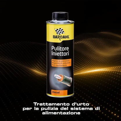 Bardahl - Additivo Pulitore Iniettori Diesel, Compatibile con Filtro Antiparticolato, Lubrifica Gli Iniettori e la Pompa del Gasolio, 500ml