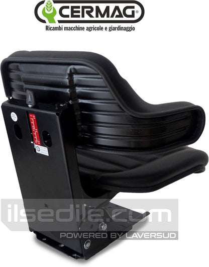 Sedile Cermag per Trattore Universale con Molleggio Verticale e Base Variabile