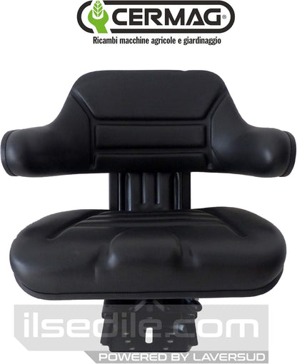 Sedile Cermag per Trattore Universale con Molleggio Verticale e Base Variabile