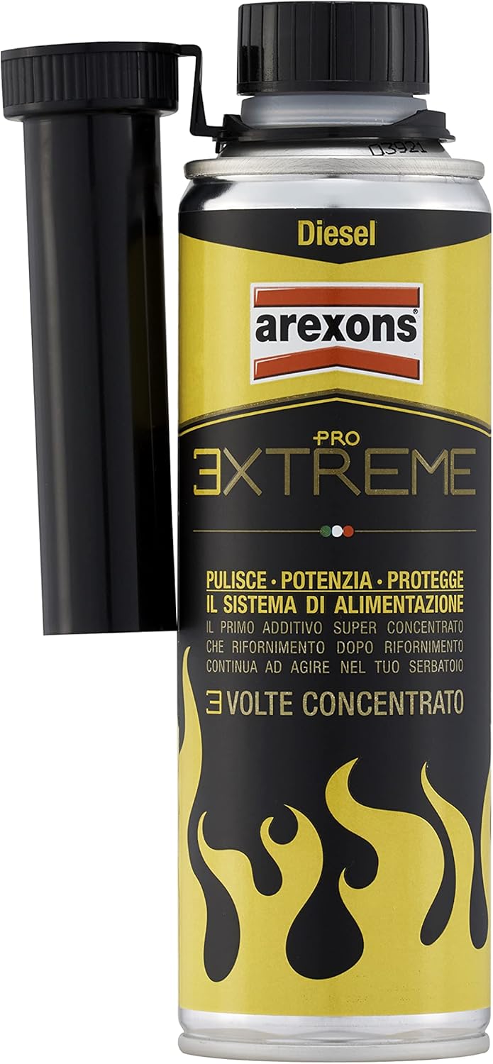 AREXONS Additivo PRO Extreme Diesel, 325 ml, Adatto per Tutti Motori Gasolio, 3 Volte più Concentrato, Protegge dalla Corrosione, Mantiene Motore Pulito, Migliora Le Prestazioni del Motore Diesel