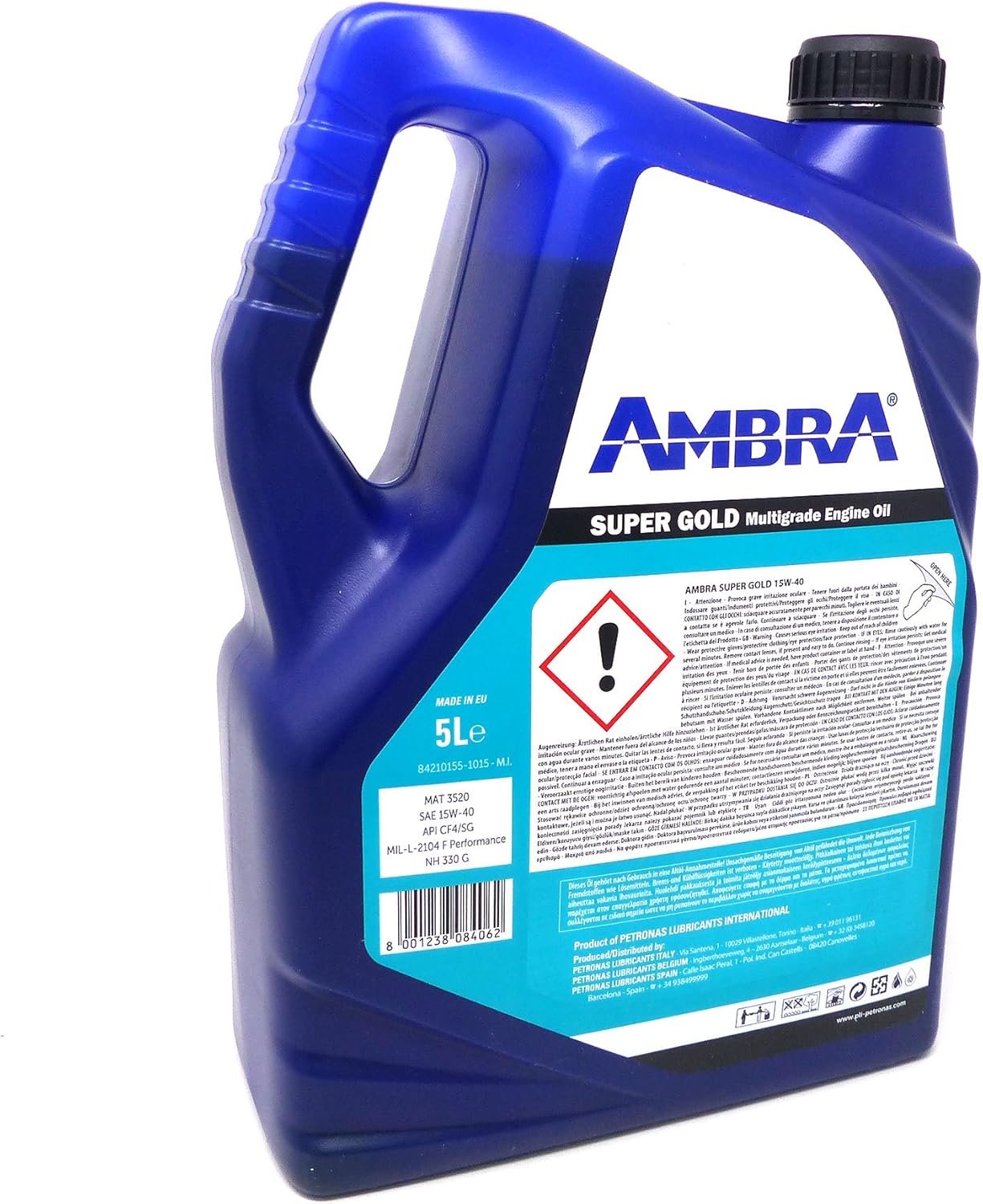 Petronas Olio Motore Super Gold 15w-40 5LT Ambra Trattori e Macchine Agricole