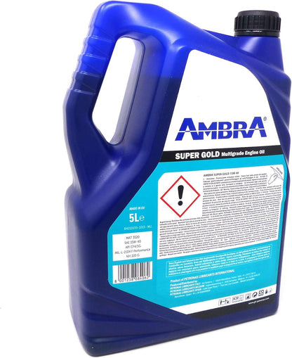Petronas Olio Motore Super Gold 15w-40 5LT Ambra Trattori e Macchine Agricole