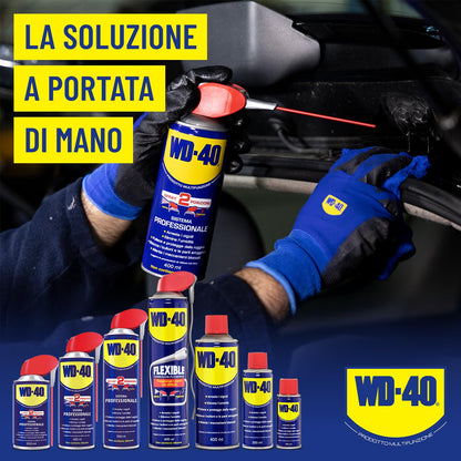 WD-40 - Prodotto Multifunzione - Lubrificante Spray Doppia Posizione - Elimina i cigolii, sblocca, idrorepellente, previene la ruggine - Per tutti i metalli, plastica, gomma - Senza silicone - 6x500ml