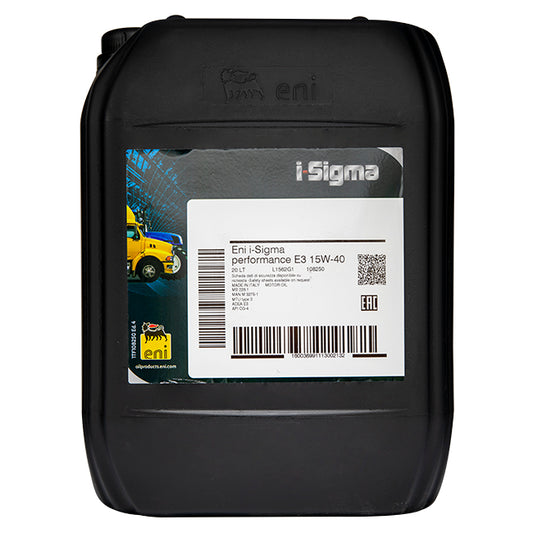 Eni i-Sigma performance E3 15W-40 , olio motore diesel