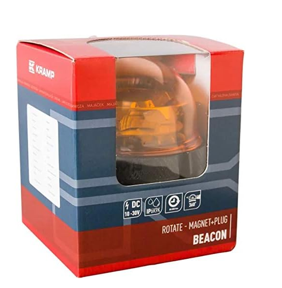 KRAMP Girofaro magnetico LED 12-24 V - 9W lampeggiante rotante