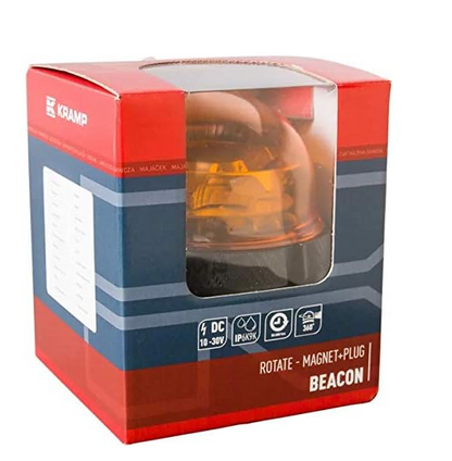KRAMP Girofaro magnetico LED 12-24 V - 9W lampeggiante rotante