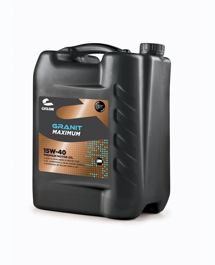 Cyclon Granit Maximum 15W-40, Olio Lubrificante per Trattori e Macchine Agricole, tanica da 20 Litri